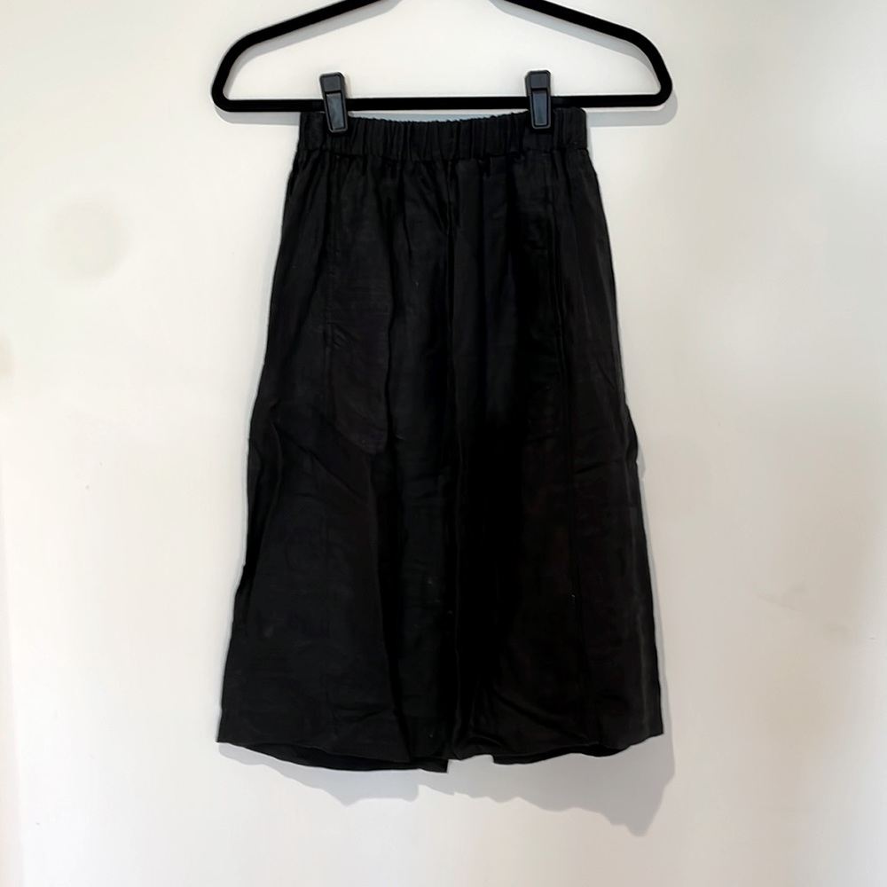COPY - Aritzia Wilfred Linen midi skirt